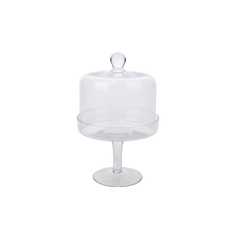 üvegbúra talpas tálon 19x22cm