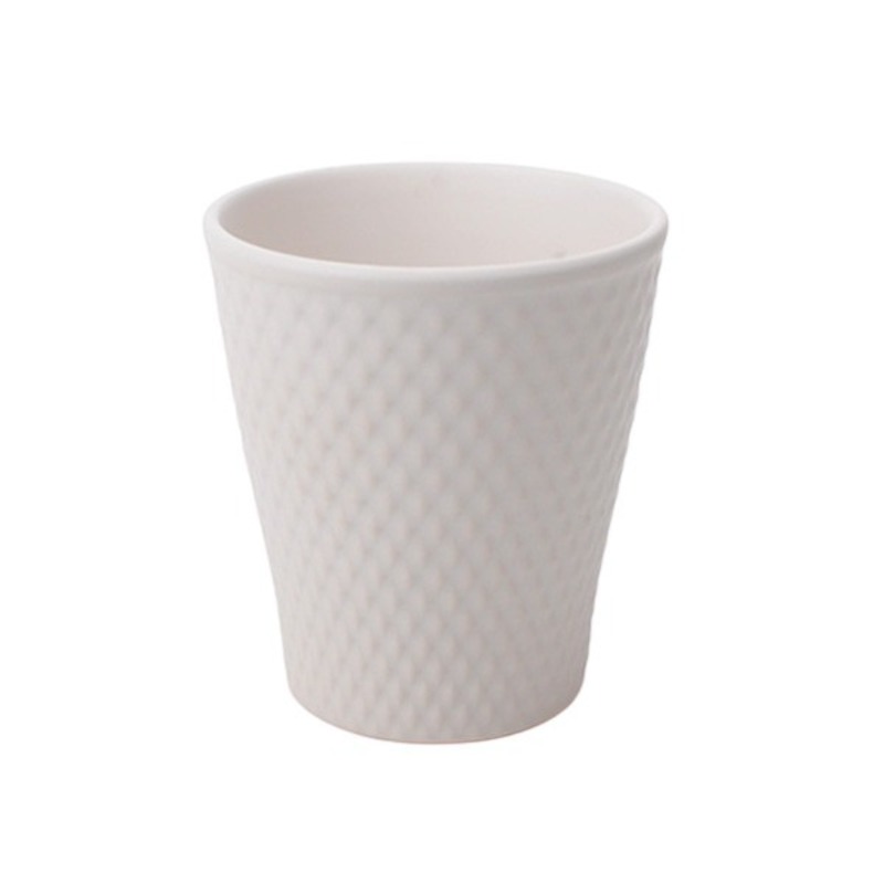 Lisa orchidea v&aacute;za matt feh&eacute;r 13,5x15cm