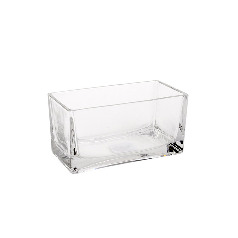 téglalap alakú üveg tál 20x10x10cm