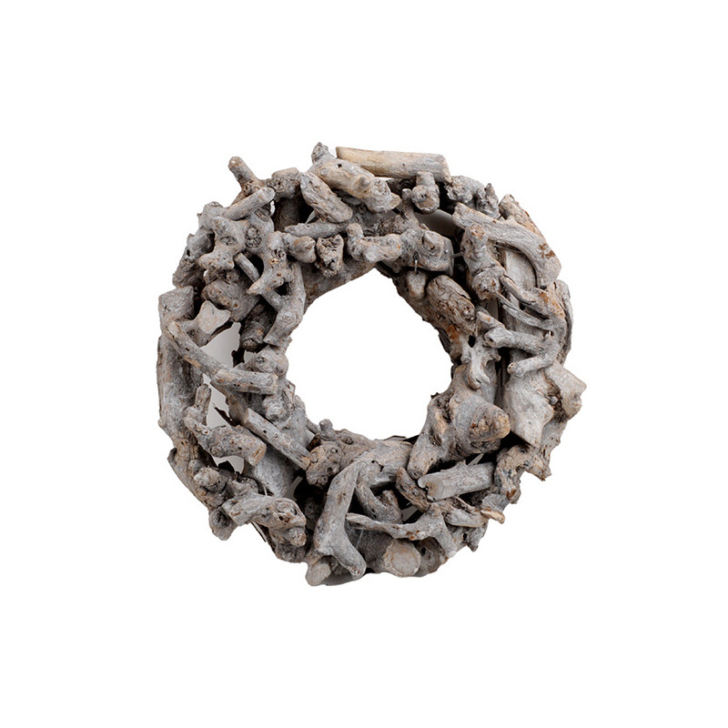 uszadékfa koszorúalap szürke 40x10cm