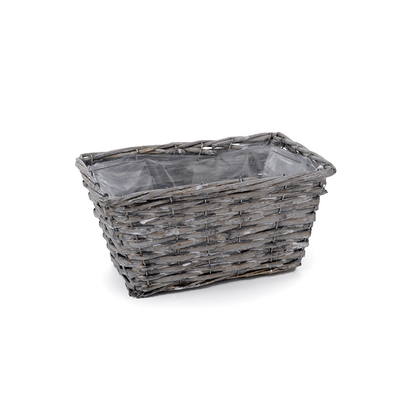 sz&ouml;gletes has&iacute;tott vessző t&aacute;l sz&uuml;rke 26,5x15,5x13cm