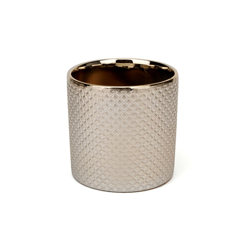 Caro orchidea v&aacute;za feh&eacute;rarany 13,5x13cm