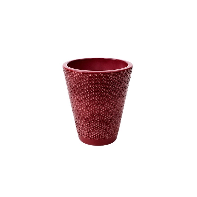 vastagfal&uacute; anyag&aacute;ban mint&aacute;zott orchidea v&aacute;za rubin 14cm