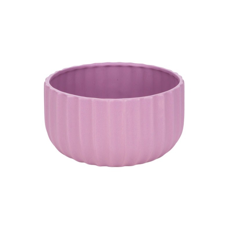 Deco kerámia tál matt rózsaszín 20x11cm