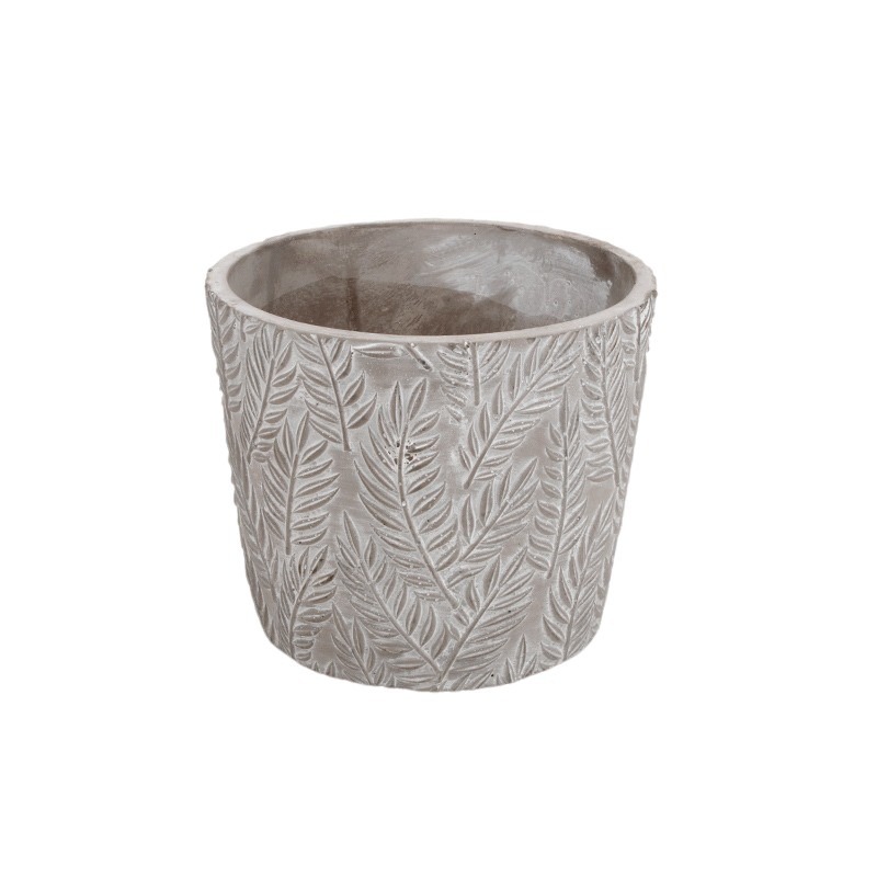 Leaf cement kasp&oacute; sz&uuml;rke 11x9,5cm