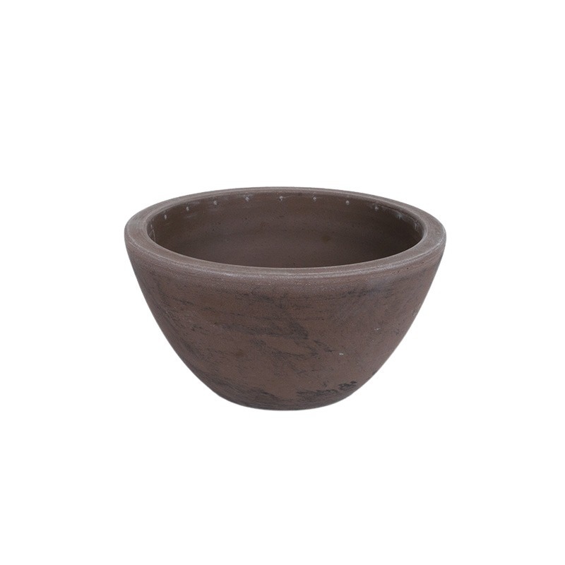 Maloja agyag ültetőtál bazalt 26cm