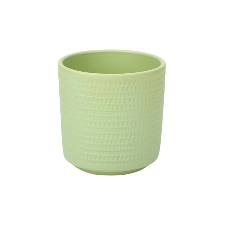 Calla orchidea váza matt pisztácia 12cm