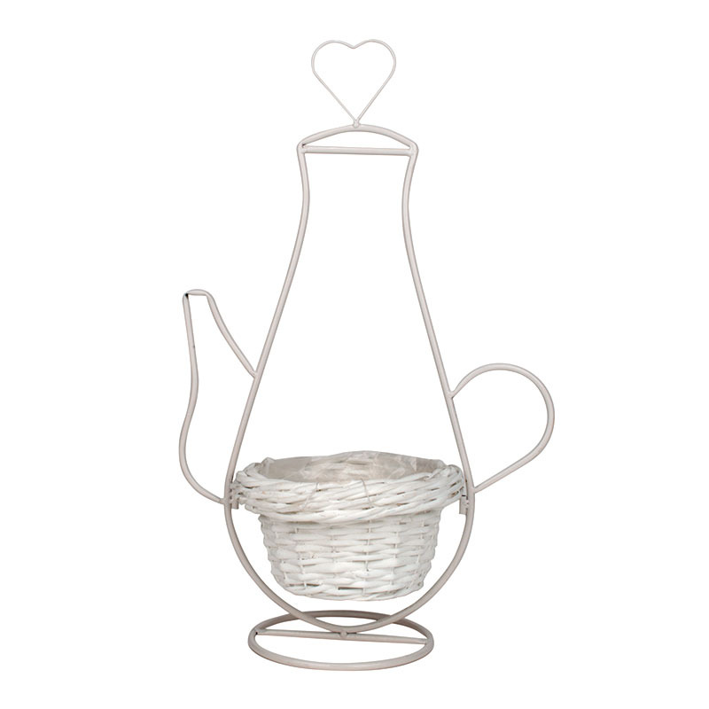 vastagperemes has&iacute;tott fa kasp&oacute; te&aacute;skancs&oacute; alak&uacute; &aacute;llv&aacute;nyon feh&eacute;r 24x14/64cm