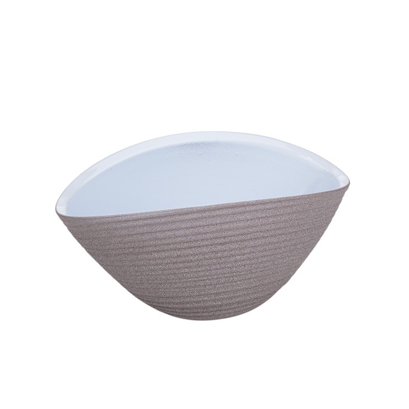 &eacute;rdes fel&uuml;letű Ligne ker&aacute;mia t&aacute;l matt homoksz&iacute;n 20cm