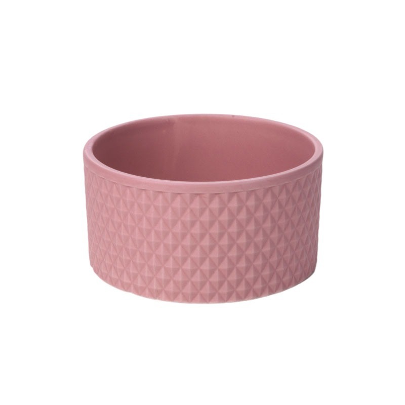 Lisa ker&aacute;mia t&aacute;l matt r&oacute;zsasz&iacute;n 16,5x8cm