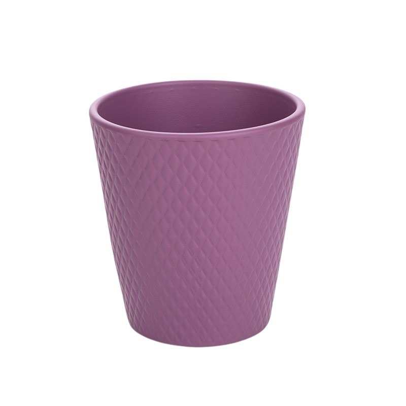 Harlekin orchidea v&aacute;za matt  m&aacute;lyva 14cm