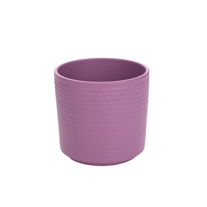 Calla hengerkaspó matt mályva 12cm