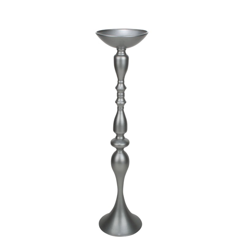 f&eacute;m gyertyatart&oacute; ez&uuml;st 18x77cm