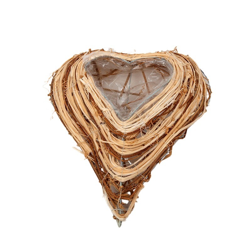 sz&iacute;v alak&uacute; nat&uacute;r rattan t&aacute;l 40x30cm