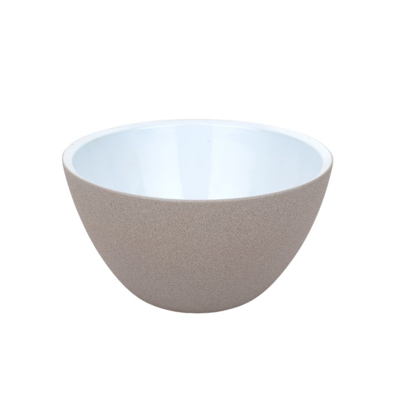 érdes felületű Basis kerámia tál homokszín 22cm