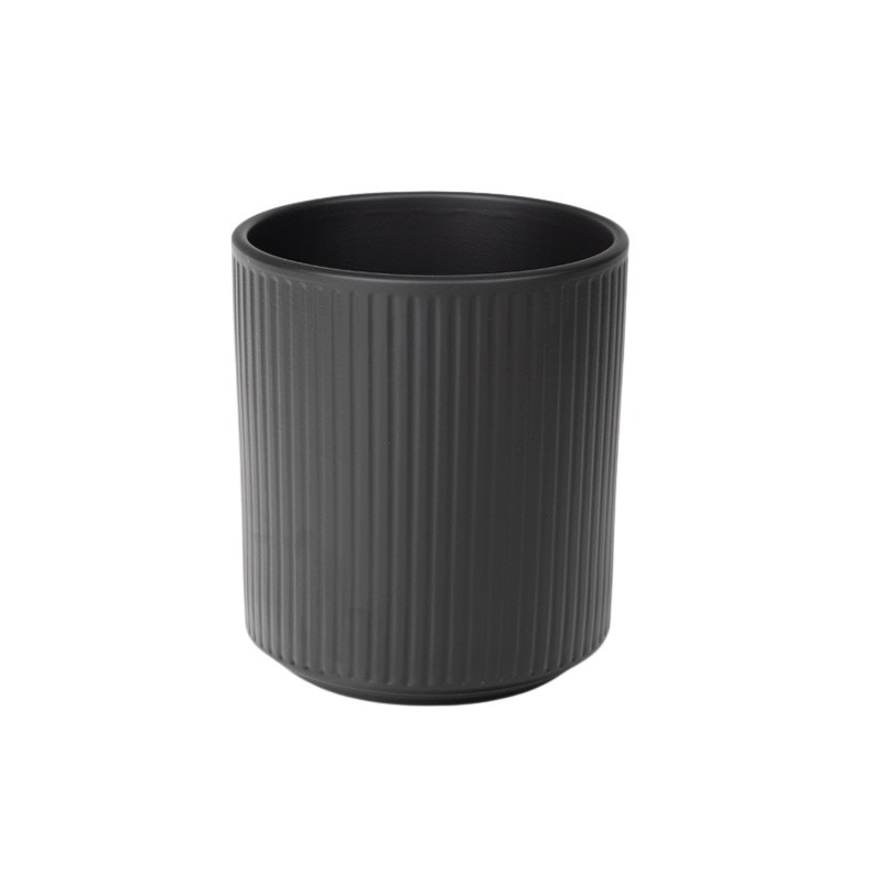 Stripes orchidea váza matt antracit 15cm
