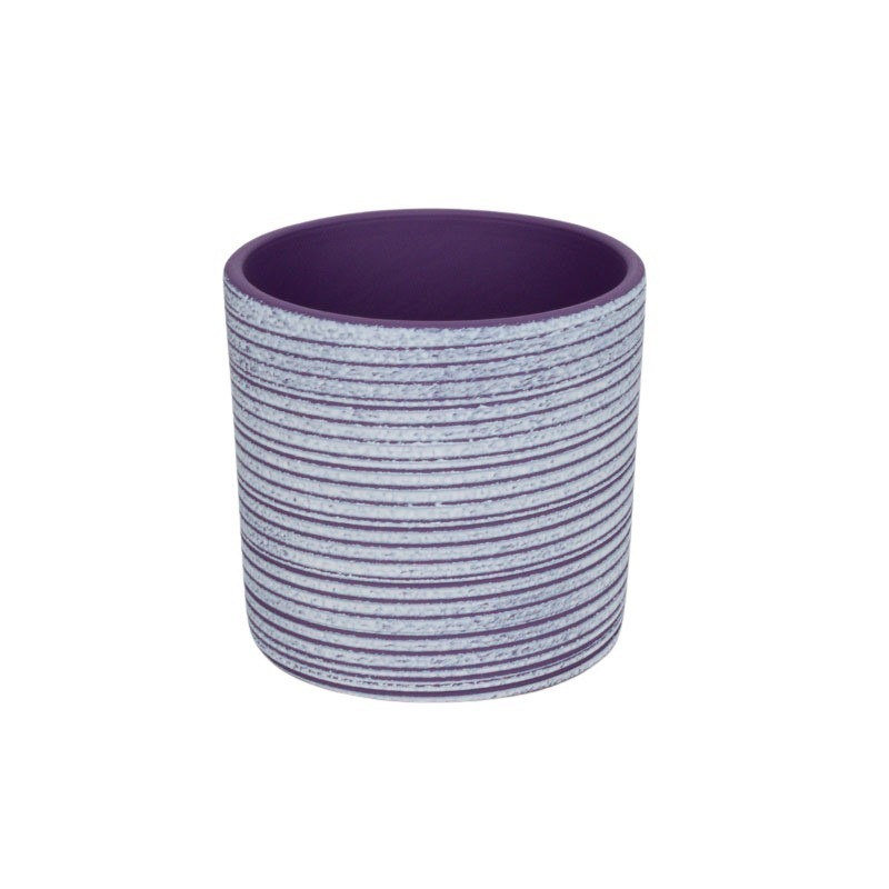 Horizonto hengerkasp&oacute; antikolt lila 13,5x13cm