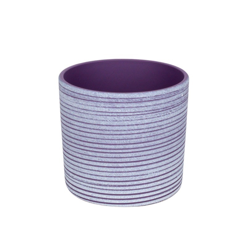 Horizonto hengerkasp&oacute; antikolt lila 15x14cm