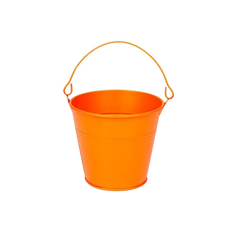 fém vödör matt narancs 8,3x7cm