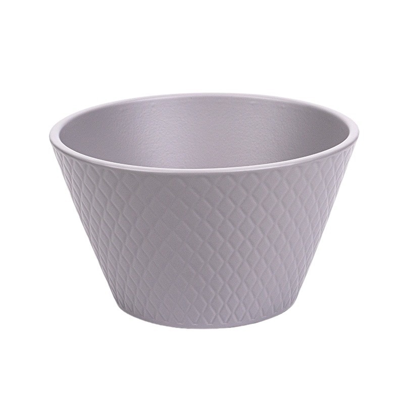 Harlekin kerámia tál matt világosszürke 18cm