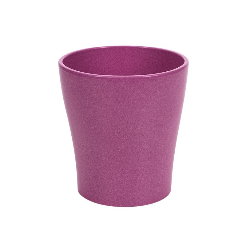 Tikia orchidea v&aacute;za matt pink 13x14cm