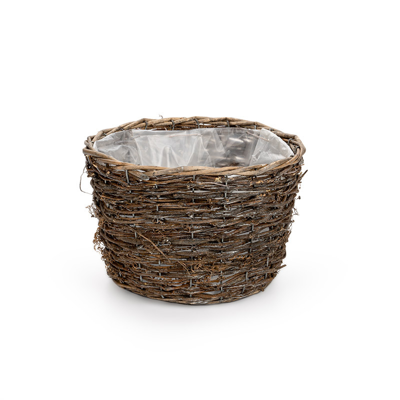 szőlővessző ültetőtál barna 26x17cm