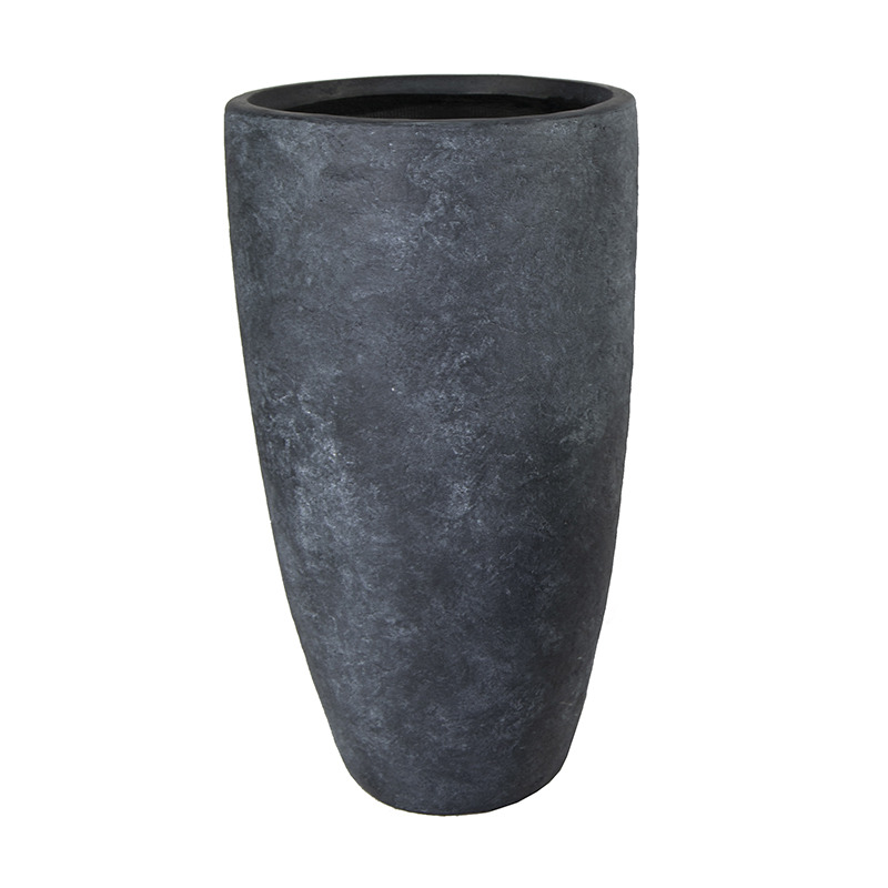 Alberta Vase Giant kompozit n&ouml;v&eacute;nytart&oacute; grafit 56x100cm