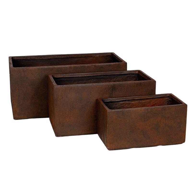 Yukon Tetra High kompozit balkonl&aacute;da rozsdabarna 60x30x30-100x45x45cm S3