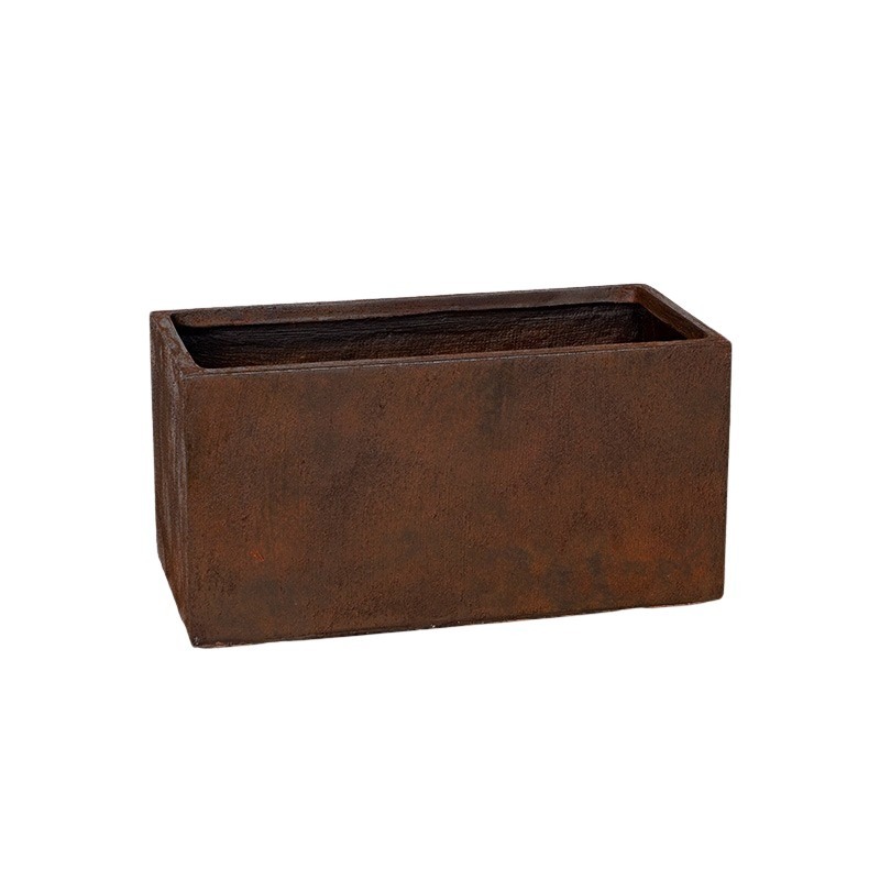 Yukon Tetra High kompozit balkonláda rozsdabarna 60x30x30cm