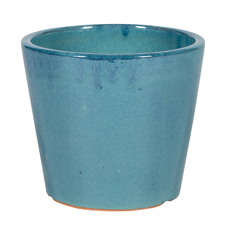 Singa Conic kerámia növénytartó égkék 27x24cm