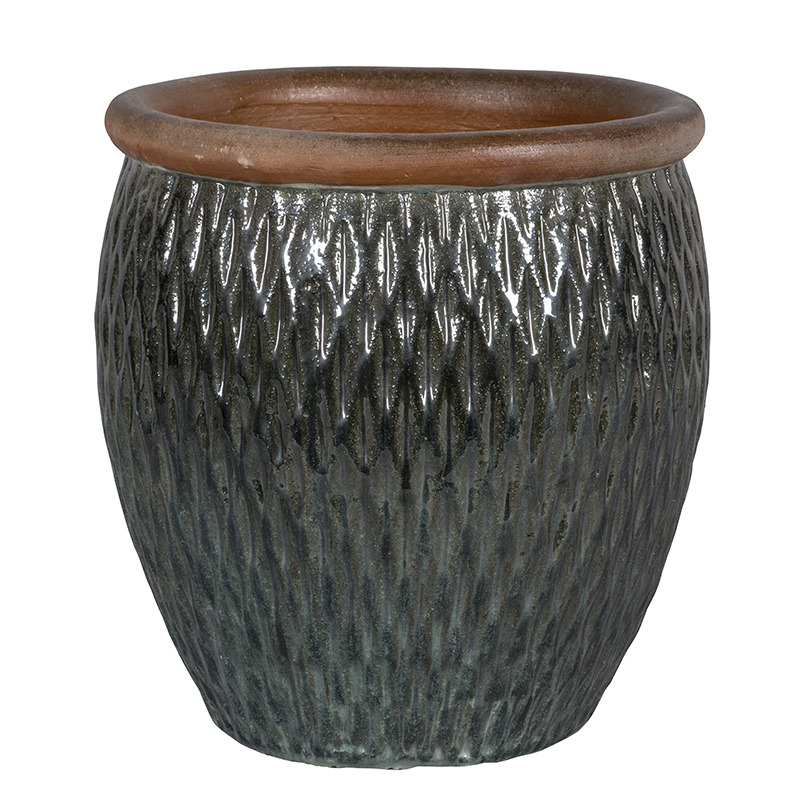 Shiwan Monica ker&aacute;mia n&ouml;v&eacute;nytart&oacute; olivaz&ouml;ld 40x40cm