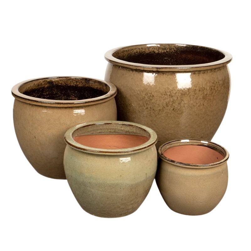 Viera Eros ker&aacute;mia n&ouml;v&eacute;nytart&oacute; szett lencsebarna 24x19-52x40,5cm S/4