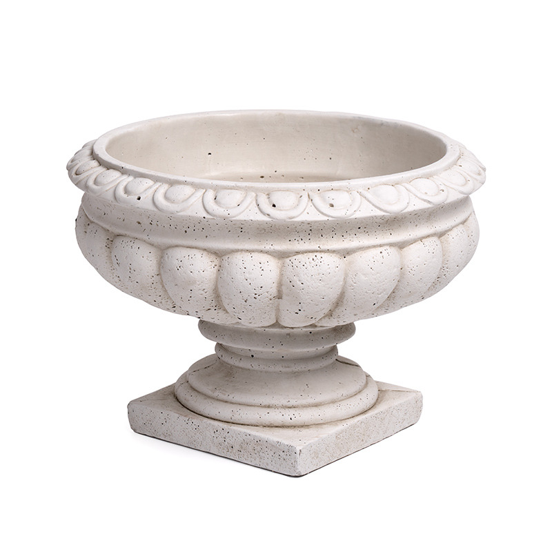 Hera rusztikus kőtál szürke 34x34x30cm