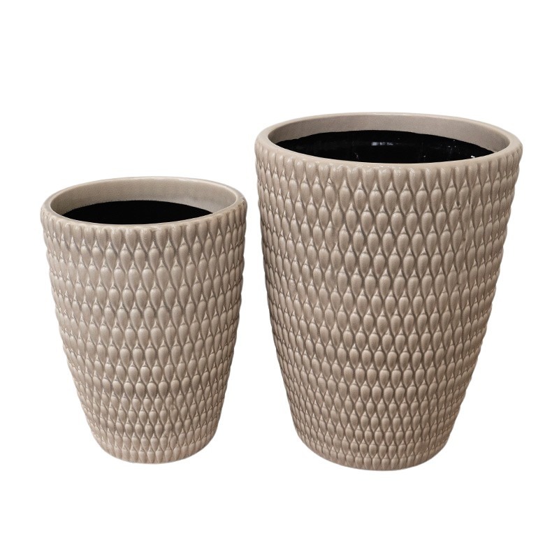 Preston ker&aacute;mia v&aacute;za szett homoksz&iacute;n 41,5x41,5x53cm