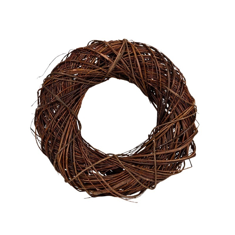natúr vessző koszorúalap barna 30x7,5cm