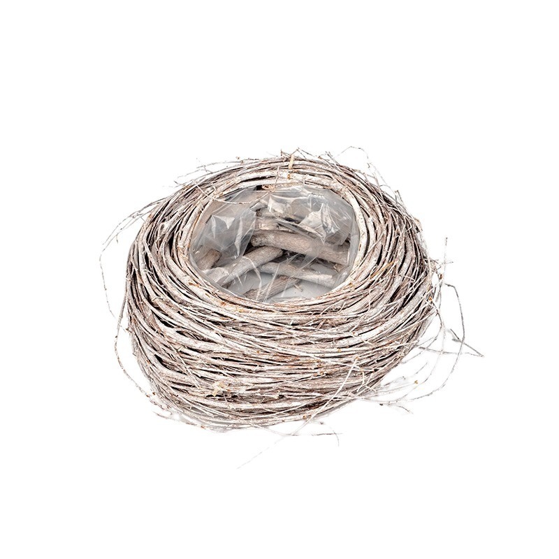 Atlin high vessző ültetőtál antikolt szürke 23x11cm