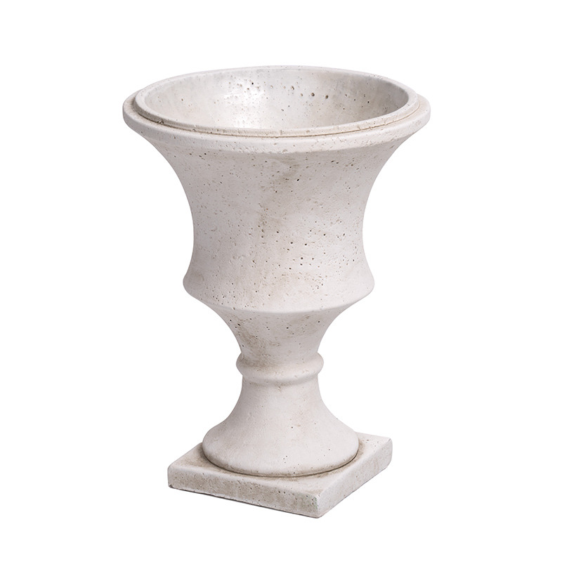 Cinto rusztikus kőváza szürke 15x15x20cm