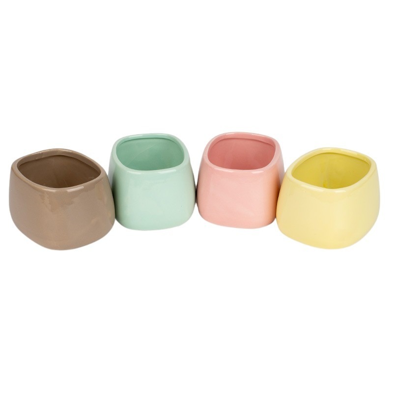 ov&aacute;lis ker&aacute;mia t&aacute;l mix 11x9x7,5cm r&oacute;zsasz&iacute;n-menta-ban&aacute;nz&ouml;ld-homoksz&iacute;n