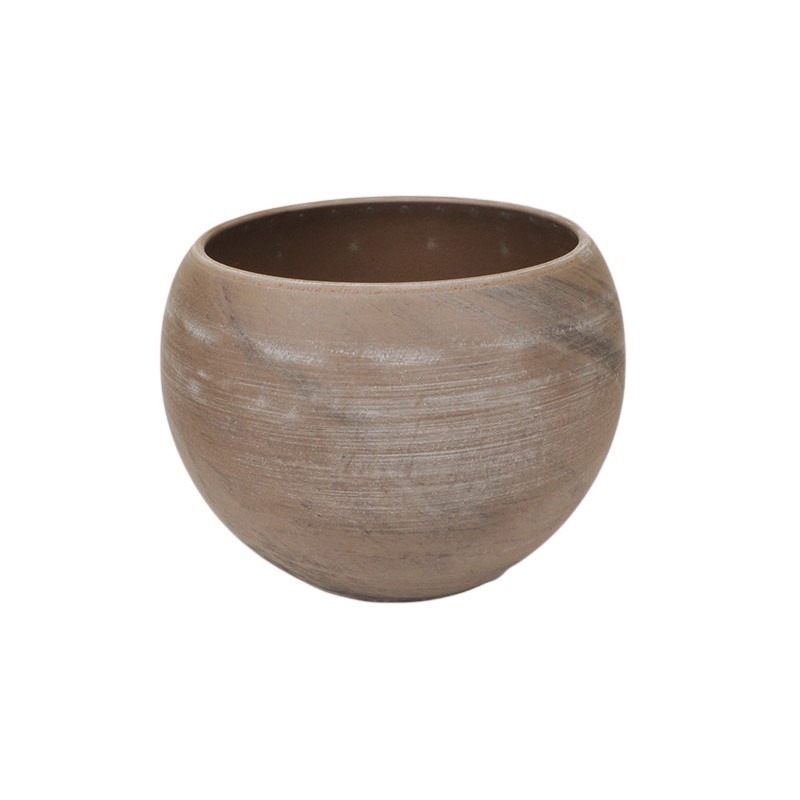 vízálló Luna agyagcserép bazalt 26cm alsó lyuk nélkül