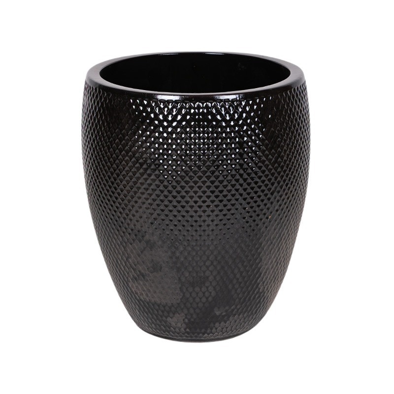 Nantes Monica ker&aacute;mia n&ouml;v&eacute;nytart&oacute; fekete 48x52cm