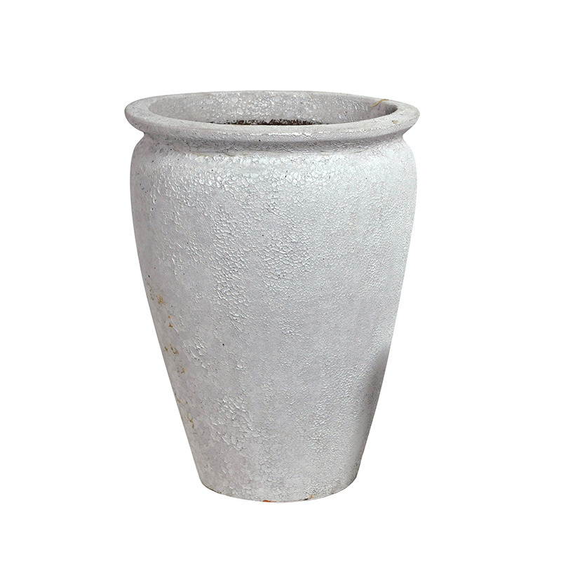 Byron Apollo kerámia növénytartó savmaratott homokszín 25x37cm