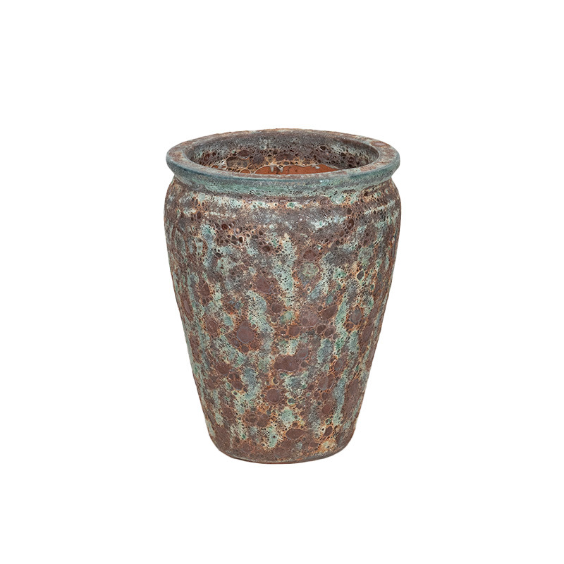 Byron Apollo ker&aacute;mia n&ouml;v&eacute;nytart&oacute; savmaratott z&ouml;ldesbarna 25x37cm