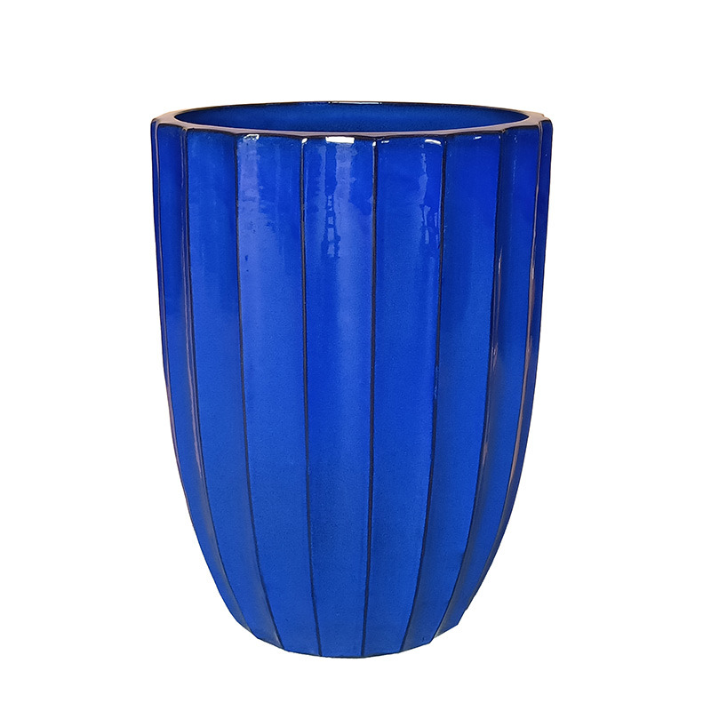 Noble Rib Vase ker&aacute;mia v&aacute;za kir&aacute;lyk&eacute;k 30x39cm