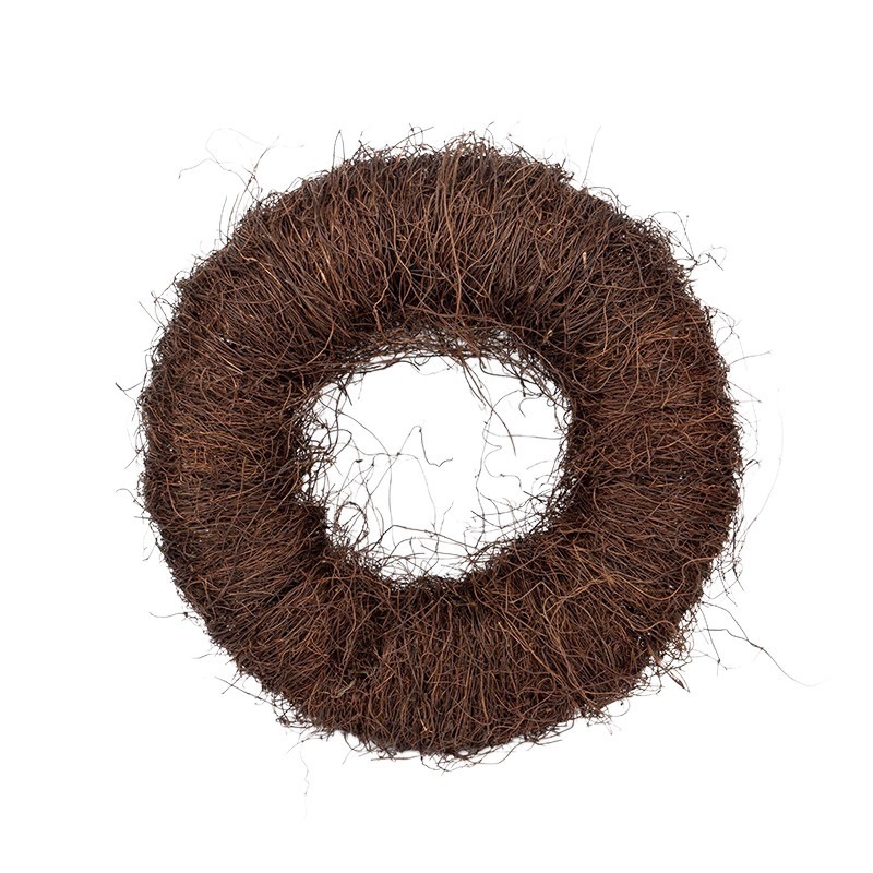 Zane vessző koszorúalap barna 51x13cm