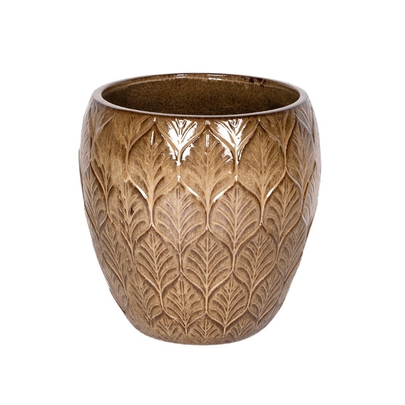 Forrest Monica ker&aacute;mia n&ouml;v&eacute;nytart&oacute; barna 66x69cm