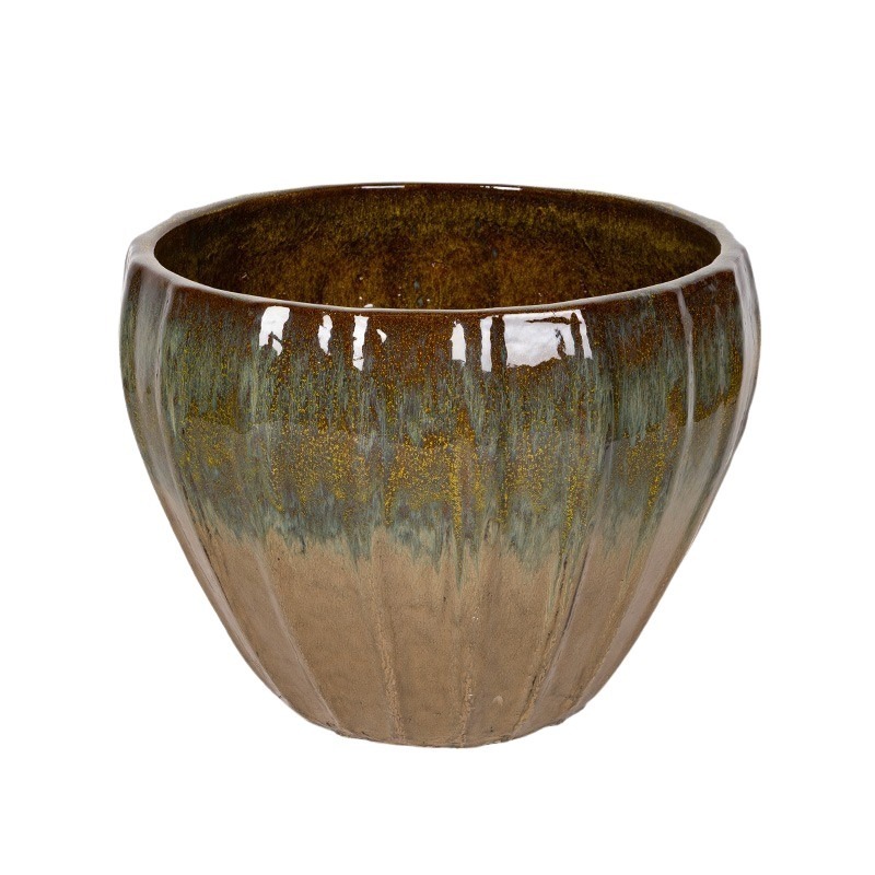 Sinclair Eros ker&aacute;mia n&ouml;v&eacute;nytart&oacute; z&ouml;ldesbarna 32x24cm