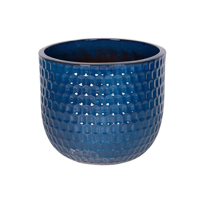 Hollis Classic kerámia növénytartó királykék 38x35cm