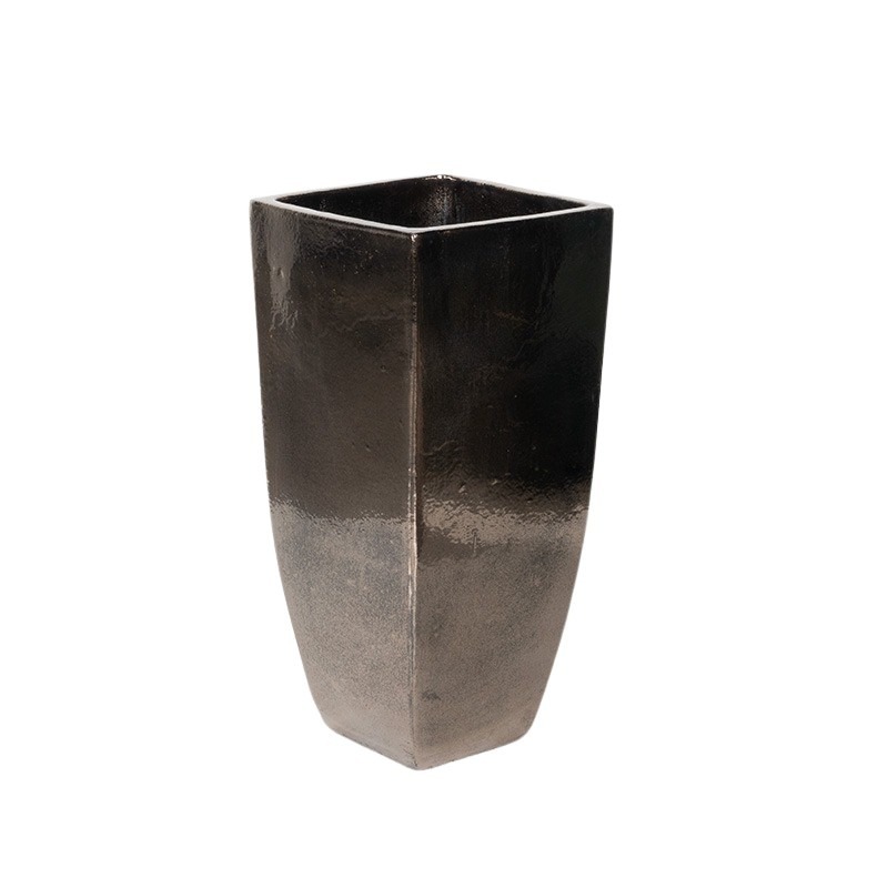 Indy Vase ker&aacute;mia v&aacute;za bronz 35x35x62cm