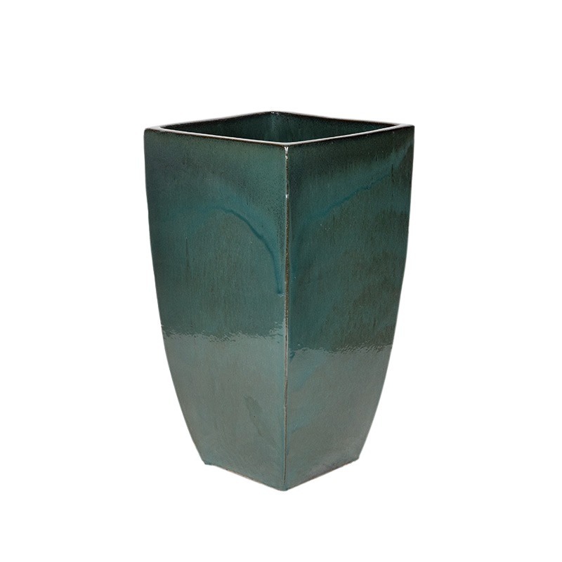 Indy Vase ker&aacute;mia v&aacute;za mohaz&ouml;ld 42x42x78cm