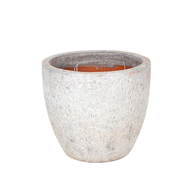 Brisbane Classic ker&aacute;mia n&ouml;v&eacute;nytart&oacute; savmaratott antik feh&eacute;r 30x26cm